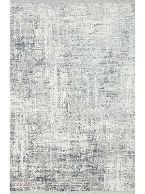 Eko Halı Nora NOR02 Grey Makinede Yıkanabilen Kolay Kullanımlı ve Kaymaz Tabanlı Modern Makine Halısı