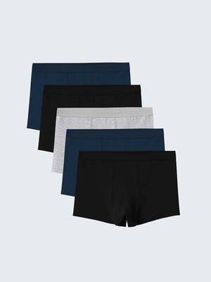 Lc Waikiki Basic Erkek Çocuk Boxer 5'li Paket Yüksek Pamuk İçerir Rahat Tasarım