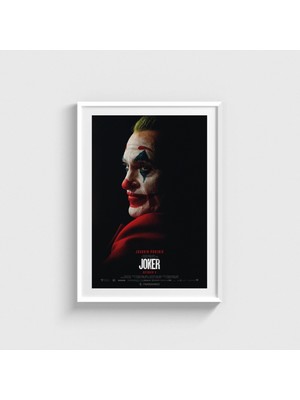 Domirus Joker (2019) Film Posteri Çerçeveli Tablo Ev Oda Duvar Dekorasyonu
