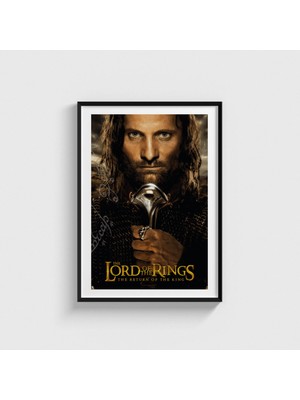Domirus The Lord Of The Rings: The Return Of The King (2003) Film Posteri Çerçeveli Tablo Ev Oda Duvar Dekorasyonu