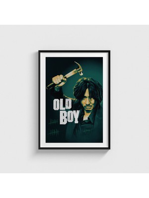 Domirus Oldboy (2003) Film Posteri Çerçeveli Tablo Ev Oda Duvar Dekorasyonu