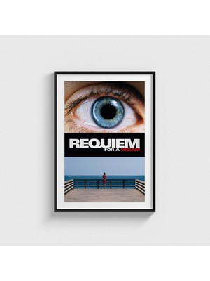 Domirus Requiem For A Dream (2000) Film Posteri Çerçeveli Tablo Ev Oda Duvar Dekorasyonu