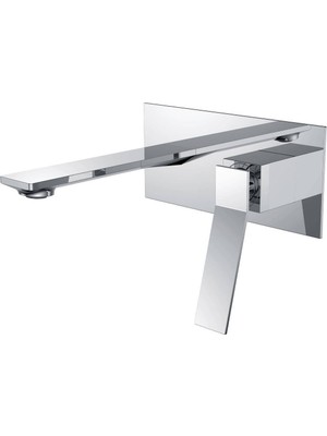 Fontana - Krom Ankastre Lavabo Bataryası Seti (Sıvaaltı Dahil) Outlet - FJ-A3001-