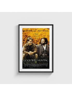 Domirus Good Will Hunting (1997) Film Posteri Çerçeveli Tablo Ev Oda Duvar Dekorasyonu