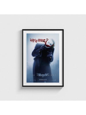 Domirus The Dark Knight (2008) Film Posteri Çerçeveli Tablo Ev Oda Duvar Dekorasyonu