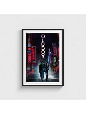 Domirus Oldboy (2003) Film Posteri Çerçeveli Tablo Ev Oda Duvar Dekorasyonu