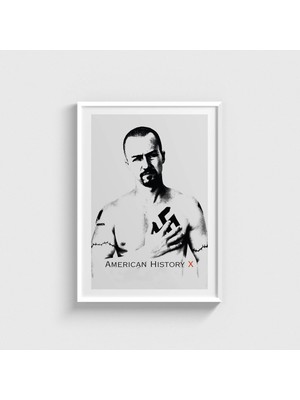Domirus American History x (1998) Film Posteri Çerçeveli Tablo Ev Oda Duvar Dekorasyonu