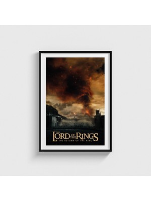 Domirus The Lord Of The Rings: The Return Of The King (2003) Film Posteri Çerçeveli Tablo Ev Oda Duvar Dekorasyonu