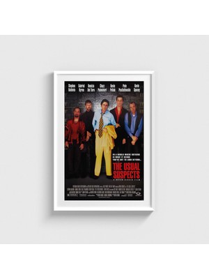 Domirus The Usual Suspects (1995) Film Posteri Çerçeveli Tablo Ev Oda Duvar Dekorasyonu