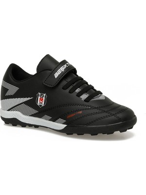 Bjk Santını  F 5pr Siyah Erkek Çocuk Halı Saha Ayakkabısı