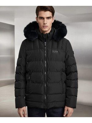 Hugoboss  Kapuşonlu Şişme Mont