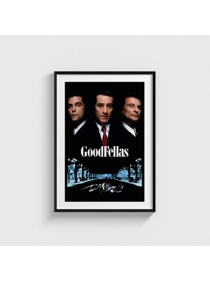 Domirus Goodfellas (1990) Film Posteri Çerçeveli Tablo Ev Oda Duvar Dekorasyonu