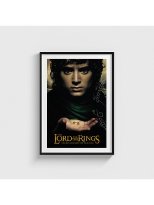 Domirus The Lord Of The Rings: The Fellowship Of The Ring (2001) Film Posteri Çerçeveli Tablo Ev Oda Duvar Dekorasyonu