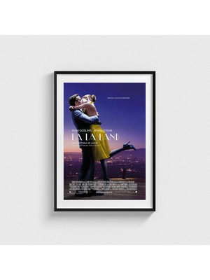 Domirus La La Land (2016) Film Posteri Çerçeveli Tablo Ev Oda Duvar Dekorasyonu