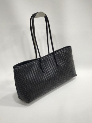 adissa collection Örgü Maxi - Dokuma Desenli Büyük Omuz Çantası | Ipli Askılı Shopper Tote