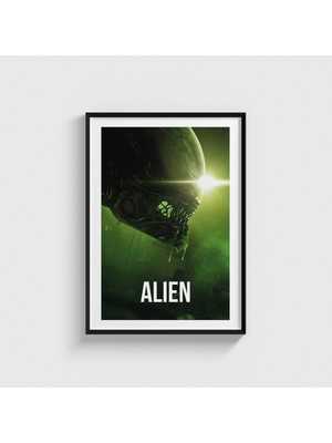 Domirus Alien (1979) Film Posteri Çerçeveli Tablo Ev Oda Duvar Dekorasyonu