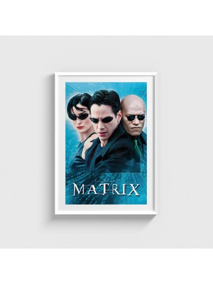 Domirus Matrix (1999) Film Posteri Çerçeveli Tablo Ev Oda Duvar Dekorasyonu