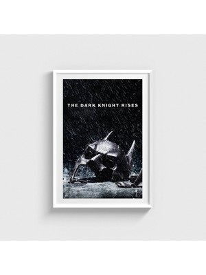 Domirus The Dark Knight Rises (2012) Film Posteri Çerçeveli Tablo Ev Oda Duvar Dekorasyonu