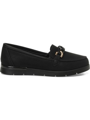 Polaris 166007.NZ6FX Siyah Kadın Loafer