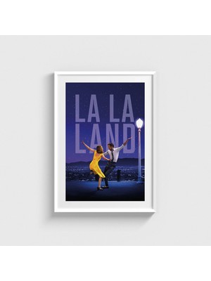 Domirus La La Land (2016) Film Posteri Çerçeveli Tablo Ev Oda Duvar Dekorasyonu