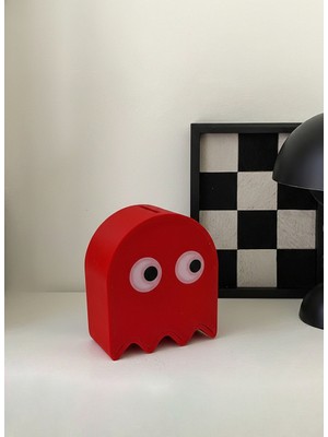 Kırmızı Figürlü Kumbara- Para Biriktirme Kutusu