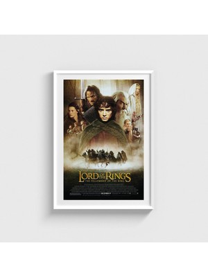 Domirus The Lord Of The Rings: The Fellowship Of The Ring (2001) Film Posteri Çerçeveli Tablo Ev Oda Duvar Dekorasyonu