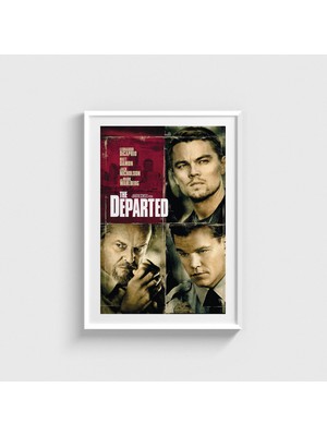 Domirus The Departed (2006) Film Posteri Çerçeveli Tablo Ev Oda Duvar Dekorasyonu