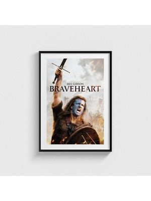 Domirus Braveheart (1995) Film Posteri Çerçeveli Tablo Ev Oda Duvar Dekorasyonu