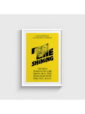 Domirus The Shining (1980) Film Posteri Çerçeveli Tablo Ev Oda Duvar Dekorasyonu