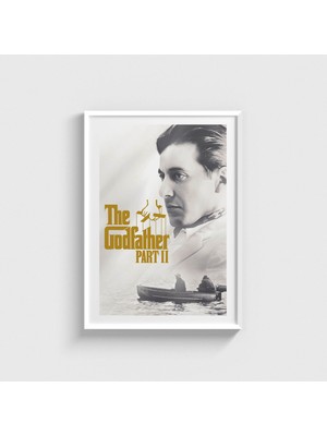 Domirus The Godfather Part Iı (1974) Film Posteri Çerçeveli Tablo Ev Oda Duvar Dekorasyonu