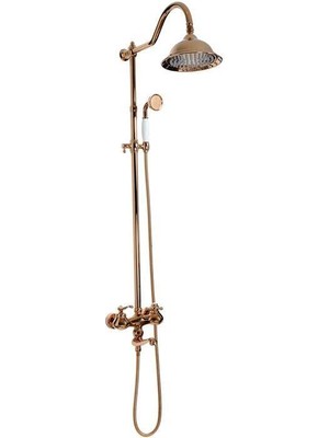 Fontana - Rose Gold Duş Ünitesi - F-153