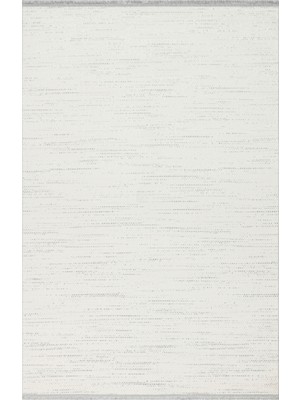 Eko Halı Nora NOR01 Silver Makinede Yıkanabilen Kolay Kullanımlı ve Kaymaz Tabanlı Modern Makine Halısı