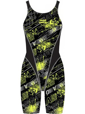 Mad Wave Kız Çocuk Mayo Kneeskin Junior Pbt L4