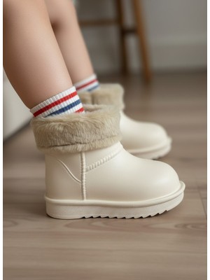 Foopi Snowy Eva Unisex Çocuk Kürklü Yağmur ve Kar Botu