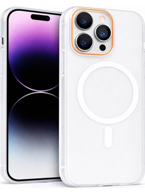 Vissona iPhone 16 Pro Uyumlu Magsafe Wireless Şarj Özellikli Mat Sert Arka Kapak Kılıf