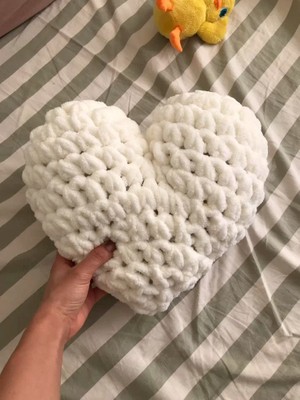 Kişiye Özel Kalp Desenli Yastık