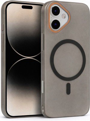 Vissona iPhone 16 Uyumlu Magsafe Wireless Şarj Özellikli Mat Sert Arka Kapak Kılıf