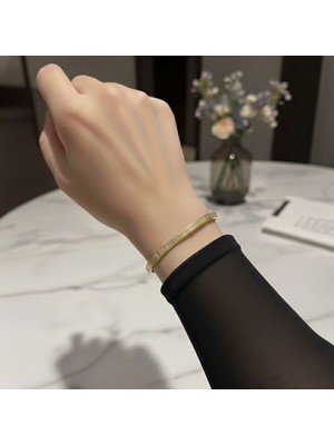 Sevil Gülgün Atelier Saf Pirinç El Yapımı Dövme Bileklik - Unisex El Işçiliği Ayarlanabilir Kelepçe