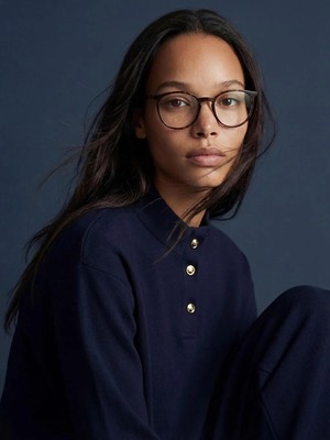 LC Waikiki Lacivert Dik Yaka Kadın Sweatshirt Tunik  (S6)