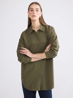 LC Waikiki Regular Fit Kadın Gömlek Tunik  (S6)