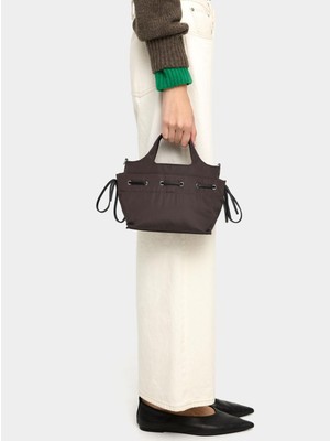 Parfois Kordonlu Teknik Kumaş Tote Çanta