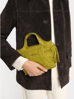 Parfois Kordonlu Teknik Kumaş Tote Çanta