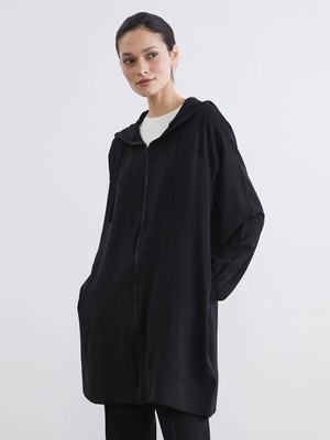 LC Waikiki Kapüşonlu Oversize Kadın Tunik  (S6)