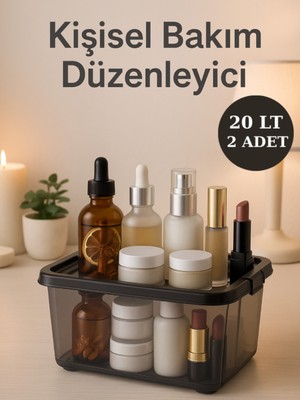Loremp 2 Adet 20 Litre Saklama Depolama Düzenleyici