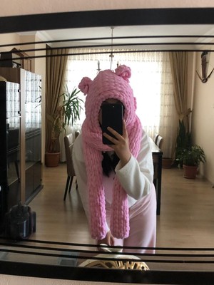 Puffy Atkı ve Bere Birlikte