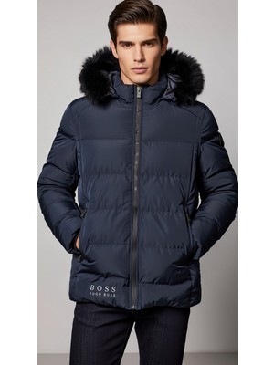 Hugoboss  Kapuşonlu  Şişme Mont