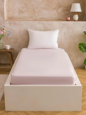 LC Waikiki Pembe Tek Kişilik Çarşaf  (S6)