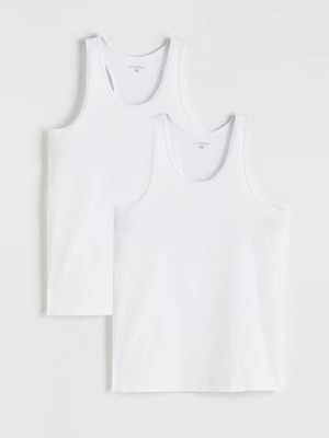 LC Waikiki Beyaz U Yaka Penye Erkek Atlet 2 Li  (S6)