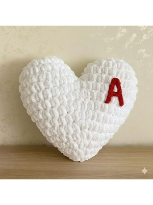 Lacivert Kalp Şeklinde Yastık