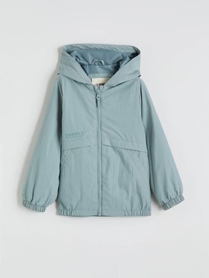 LC Waikiki Mavi Kapüşonlu Erkek Çocuk Yağmurluk  (S6)